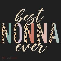 Best Nonna Ever Gifts Leopard Print Mothers Day Beanie thumb 2