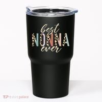 Best Nonna Ever Gifts Leopard Print Mothers Day Tumbler thumb 0