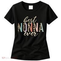 Best Nonna Ever Gifts Leopard Print Mothers Day Women's T-Shirt thumb 0