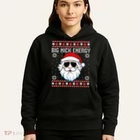 Big Nick Energy Santa Ugly Christmas Sweater Hoodie thumb 5