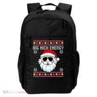 Big Nick Energy Santa Ugly Christmas Sweater Backpack thumb 0