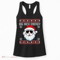 Big Nick Energy Santa Ugly Christmas Sweater Women's Tank Top thumb 0