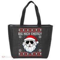 Big Nick Energy Santa Ugly Christmas Sweater Tote Bag thumb 0