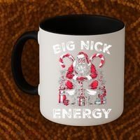 Big Nick Energy Funny Santa Claus Christmas Coffee Mug thumb 2
