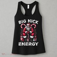 Big Nick Energy Funny Santa Claus Christmas Women's Tank Top thumb 3