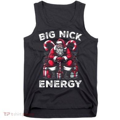 Big Nick Energy Funny Santa Claus Christmas Tank Top