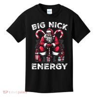 Big Nick Energy Funny Santa Claus Christmas Kids T-Shirt thumb 0