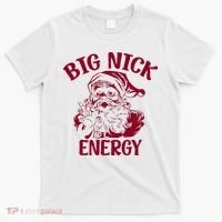 Big Nick Energy Christmas Retro Groovy Funny Vintage Santa  T-Shirt thumb 0