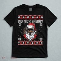 Big Nick Energy African American Santa Ugly Sweater Pullover Hoodie T-Shirt thumb 5