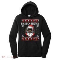 Big Nick Energy African American Santa Ugly Sweater Pullover Hoodie Women's Hoodie thumb 0