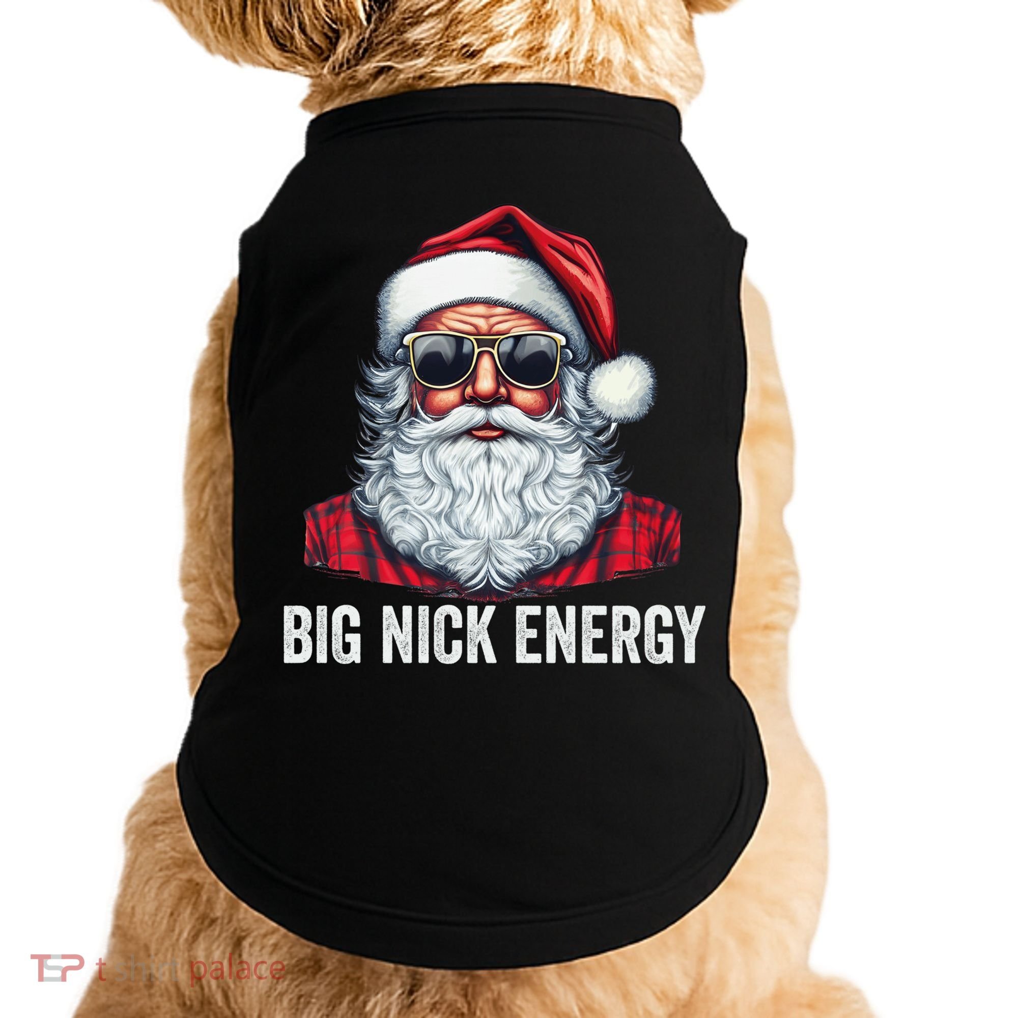 Big Nick Energy Santa Doggie Tank