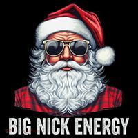 Big Nick Energy Santa Long Sleeve Shirt thumb 2