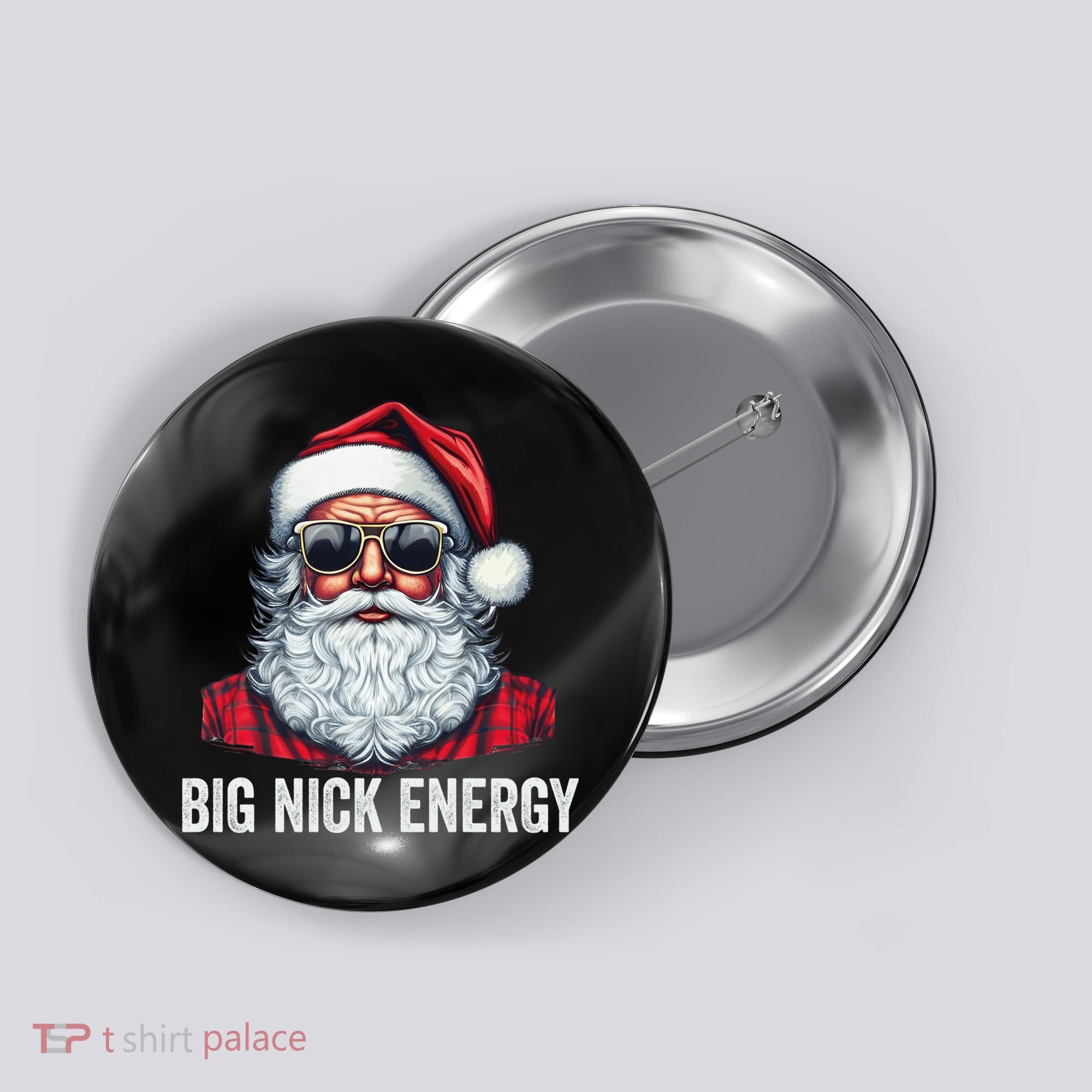 Big Nick Energy Santa Button