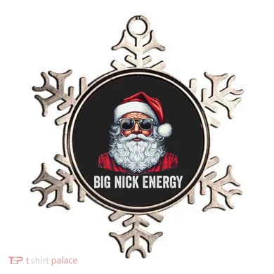 Big Nick Energy Santa Ornament