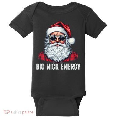 Big Nick Energy Santa Baby Bodysuit