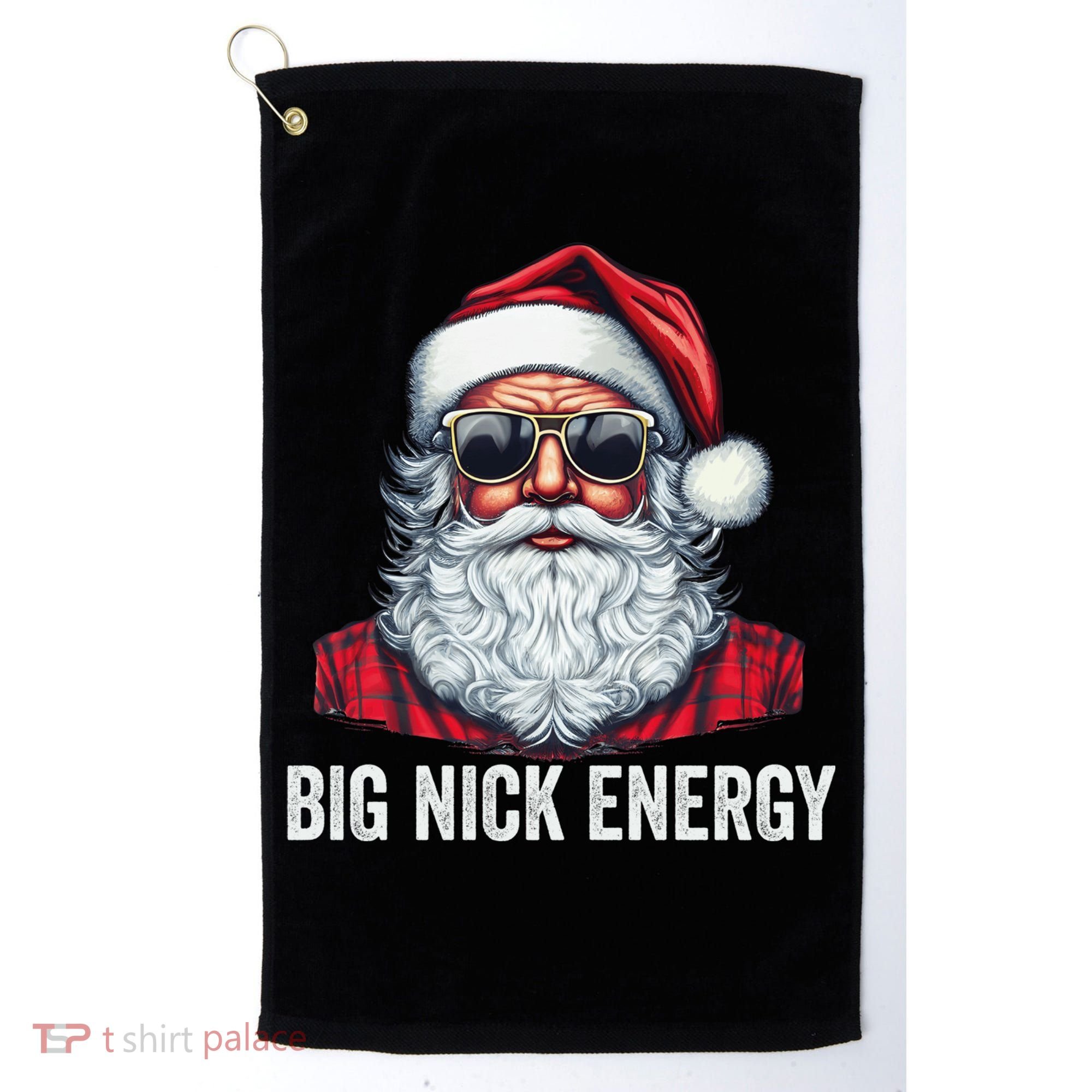 Big Nick Energy Santa Golf Towel