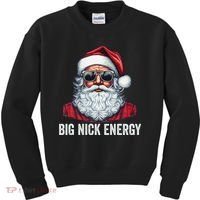 Big Nick Energy Santa Kids Sweatshirt thumb 0