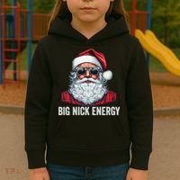Big Nick Energy Santa Kids Hoodie thumb 3