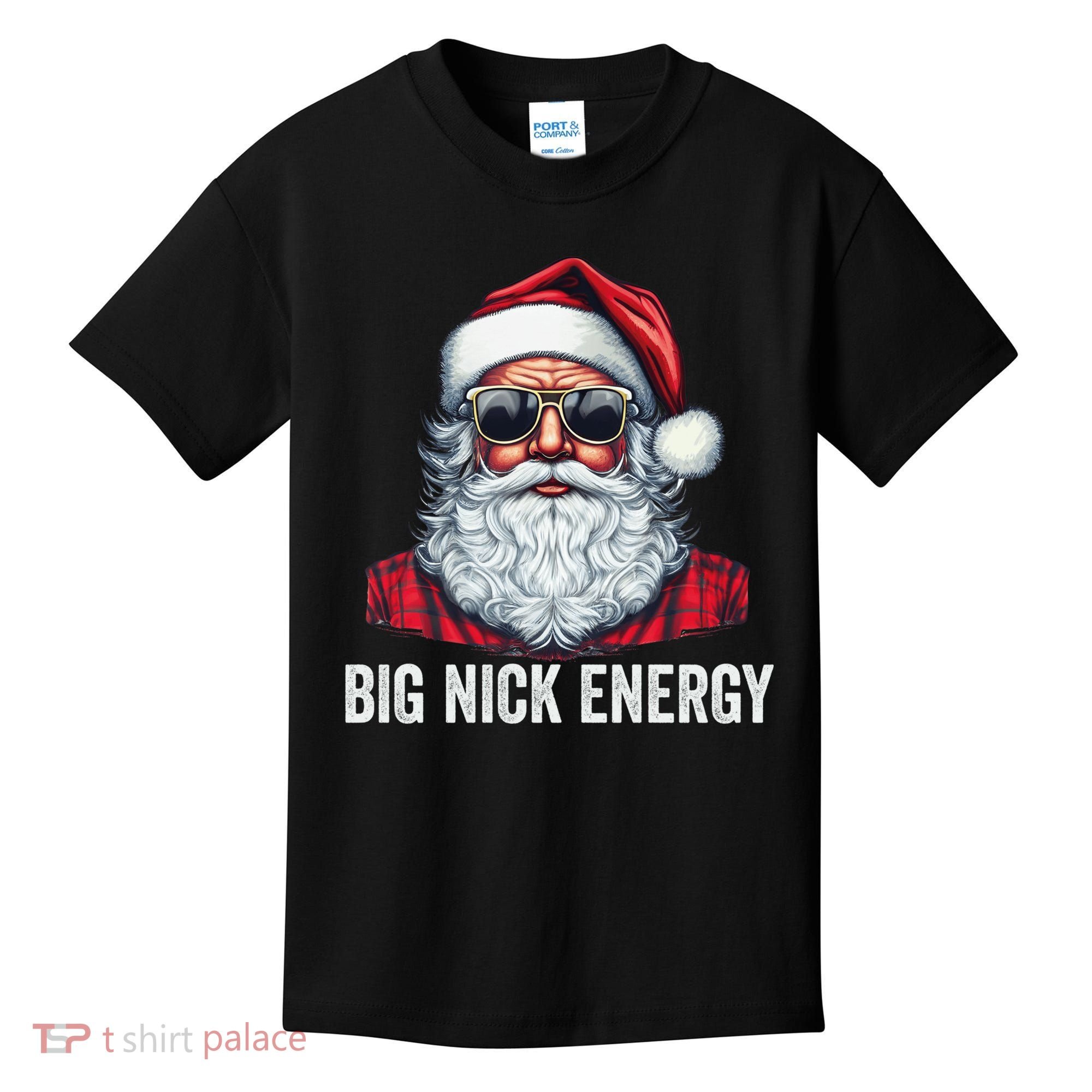 Big Nick Energy Santa Kids T-Shirt