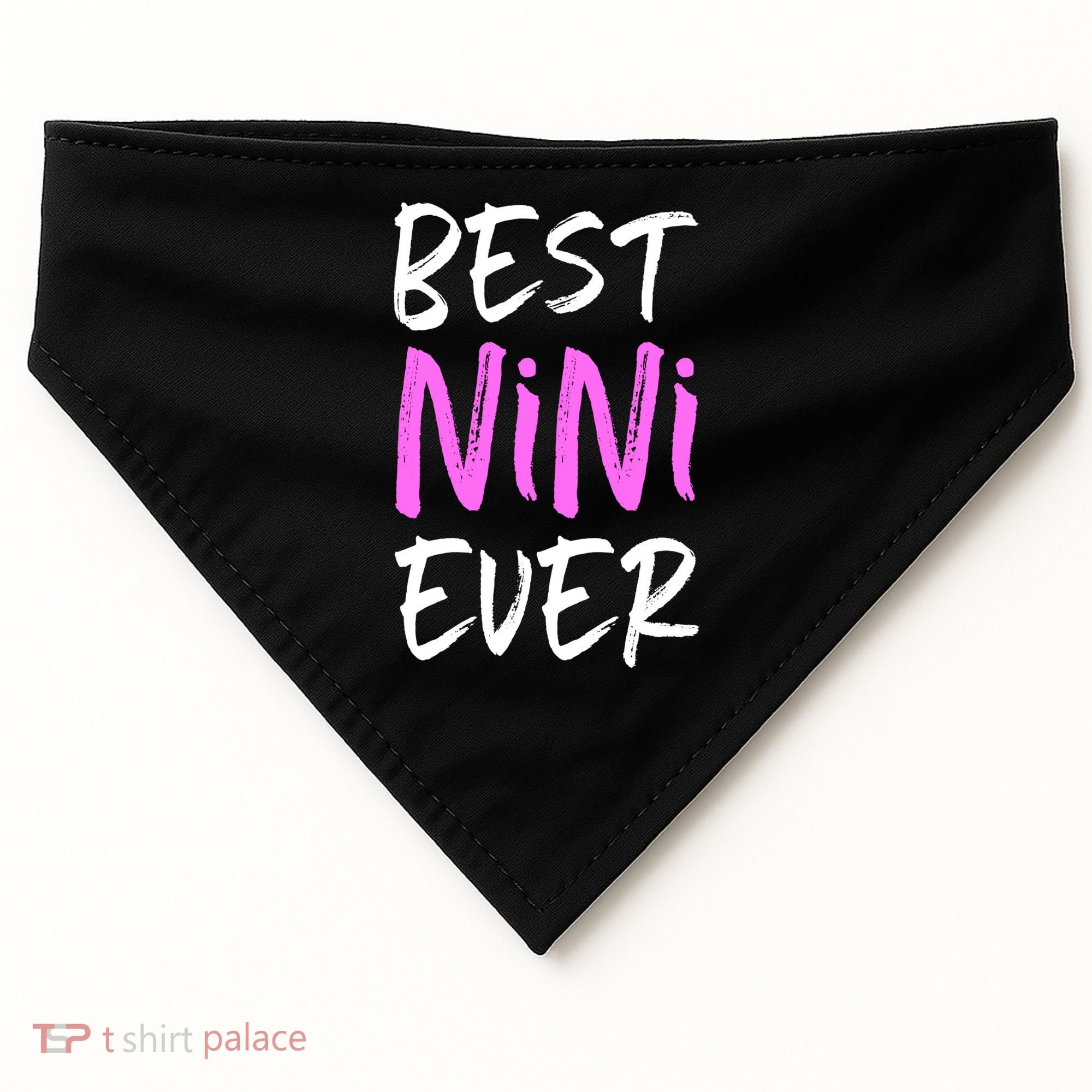 Best Nini Ever Cool Funny Gift USA-Made Doggie Bandana