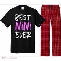 Best Nini Ever Cool Funny Gift Pajama Set thumb 0