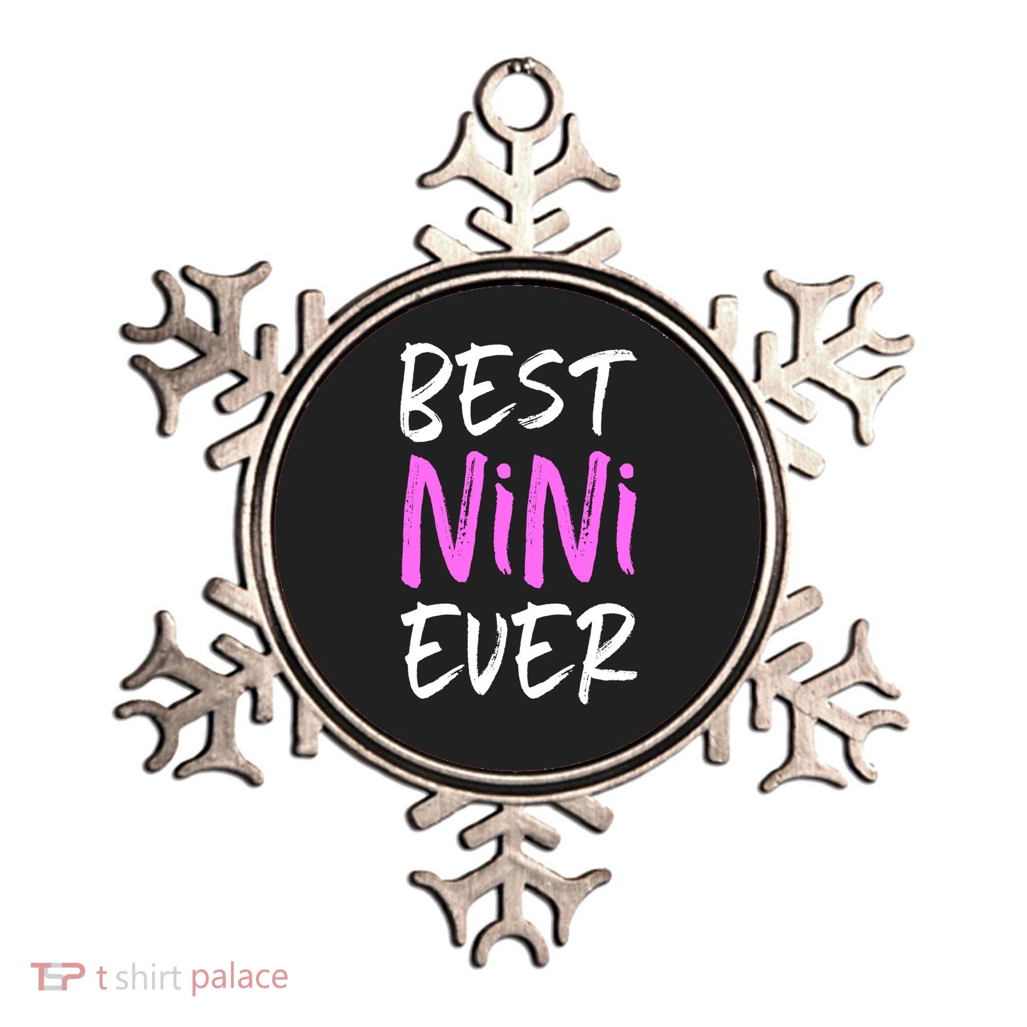Best Nini Ever Cool Funny Gift Ornament