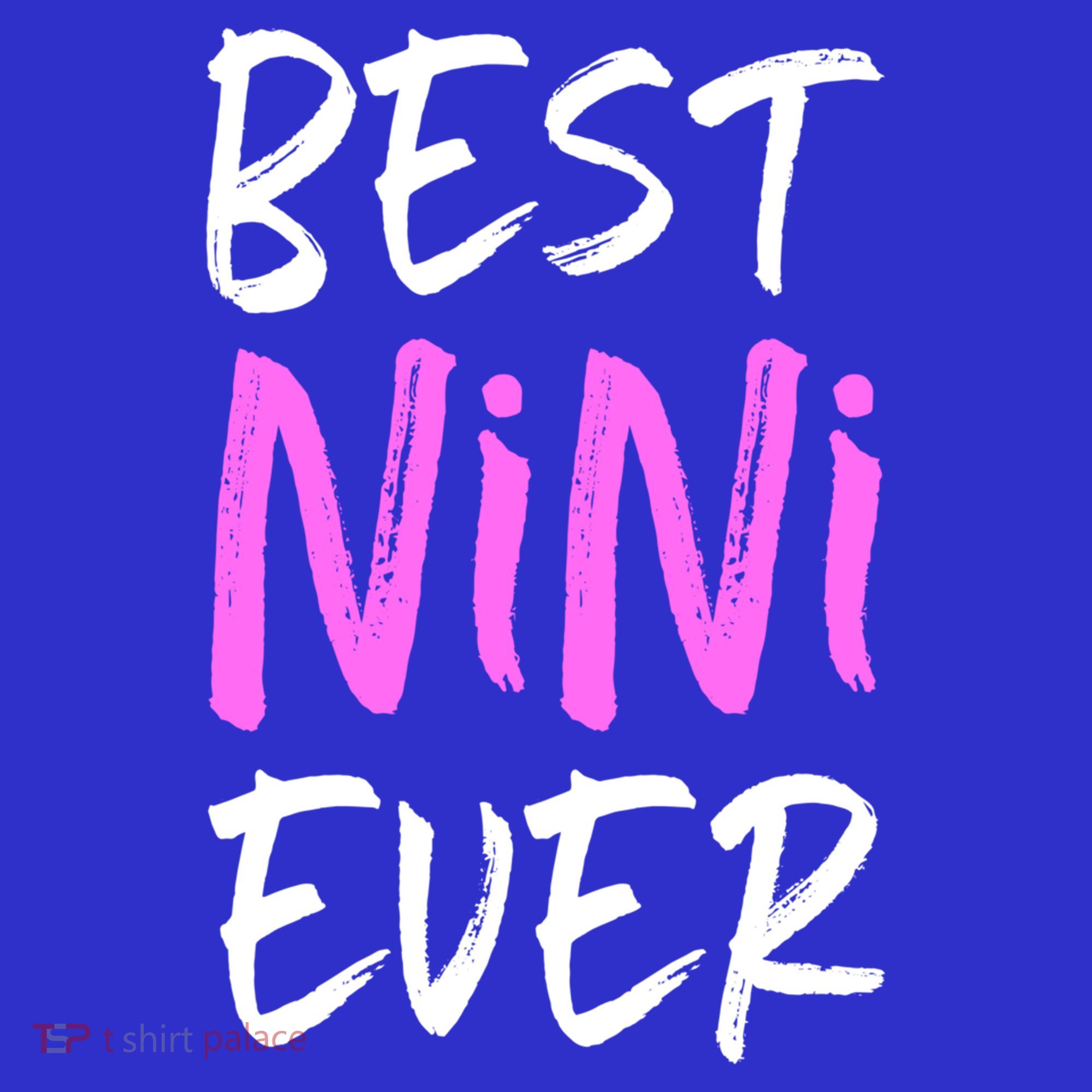 Best Nini Ever Cool Funny Gift Baby Bodysuit