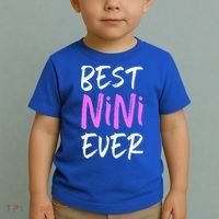 Best Nini Ever Cool Funny Gift Toddler T-Shirt thumb 2