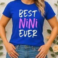 Best Nini Ever Cool Funny Gift Women's T-Shirt thumb 2