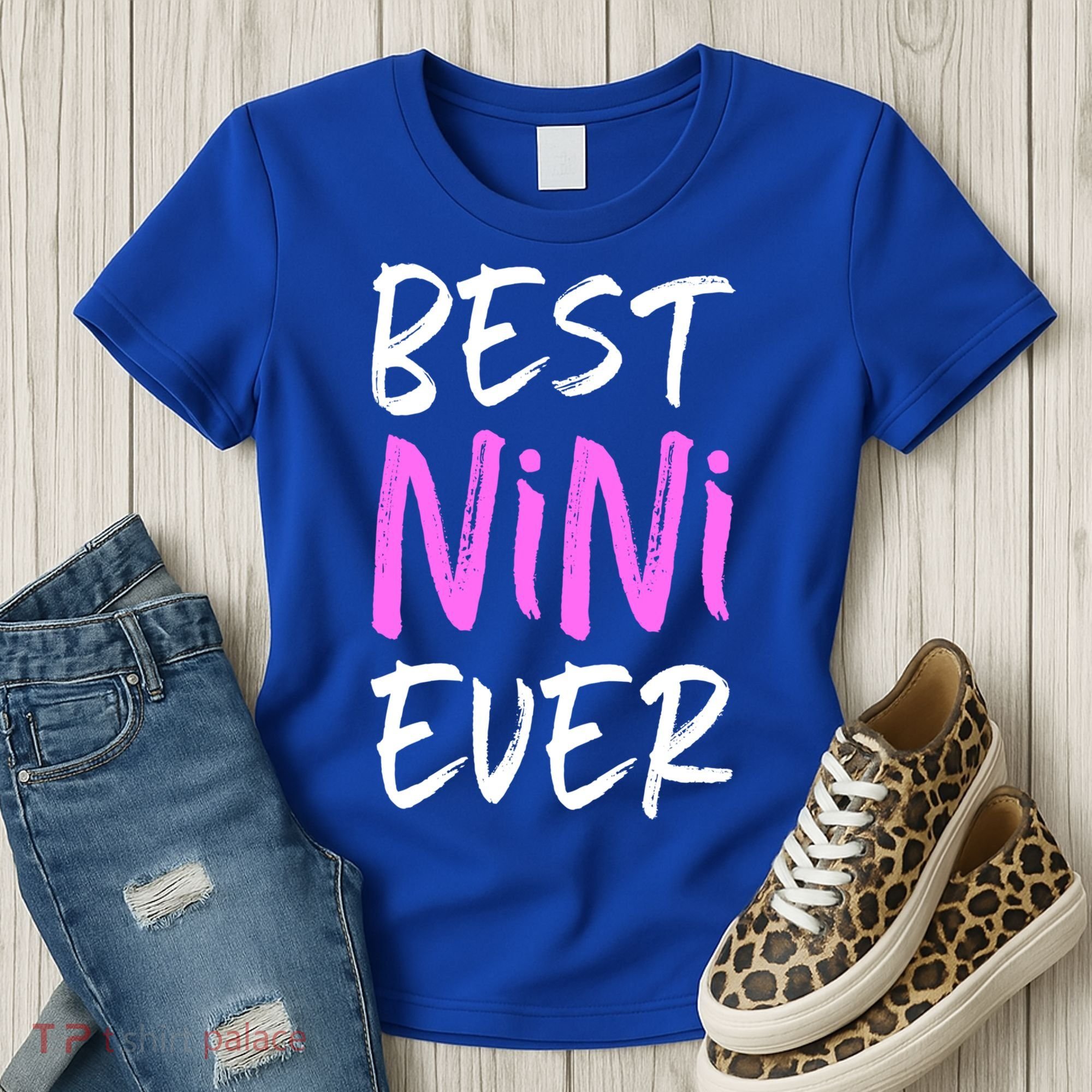 Best Nini Ever Cool Funny Gift Women's T-Shirt