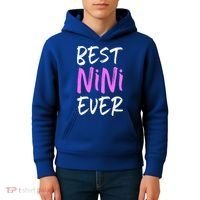 Best Nini Ever Cool Funny Gift Kids Hoodie thumb 4