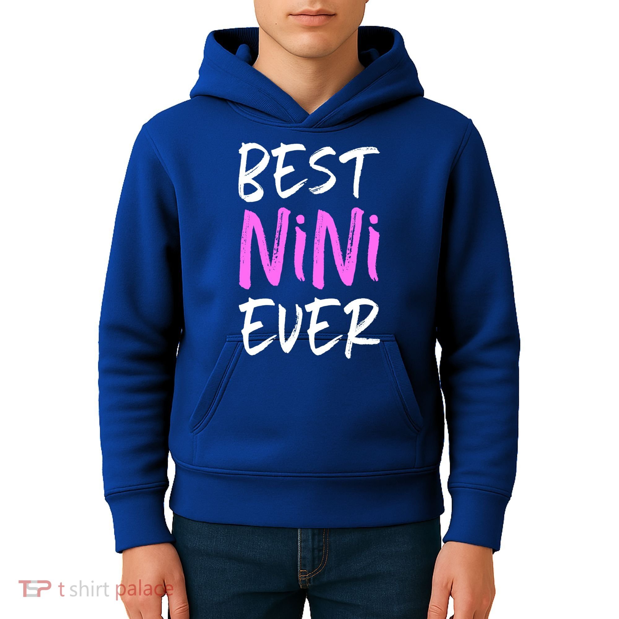 Best Nini Ever Cool Funny Gift Kids Hoodie