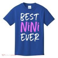 Best Nini Ever Cool Funny Gift Kids T-Shirt thumb 0