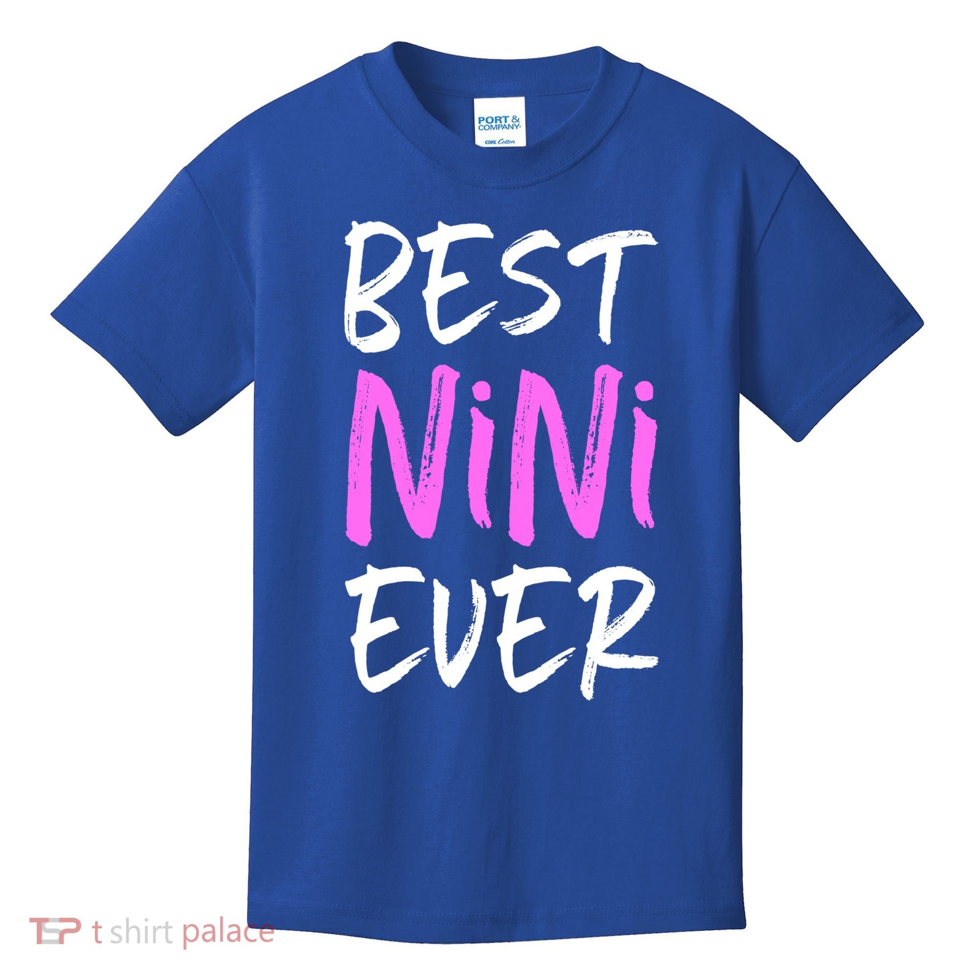 Best Nini Ever Cool Funny Gift Kids T-Shirt