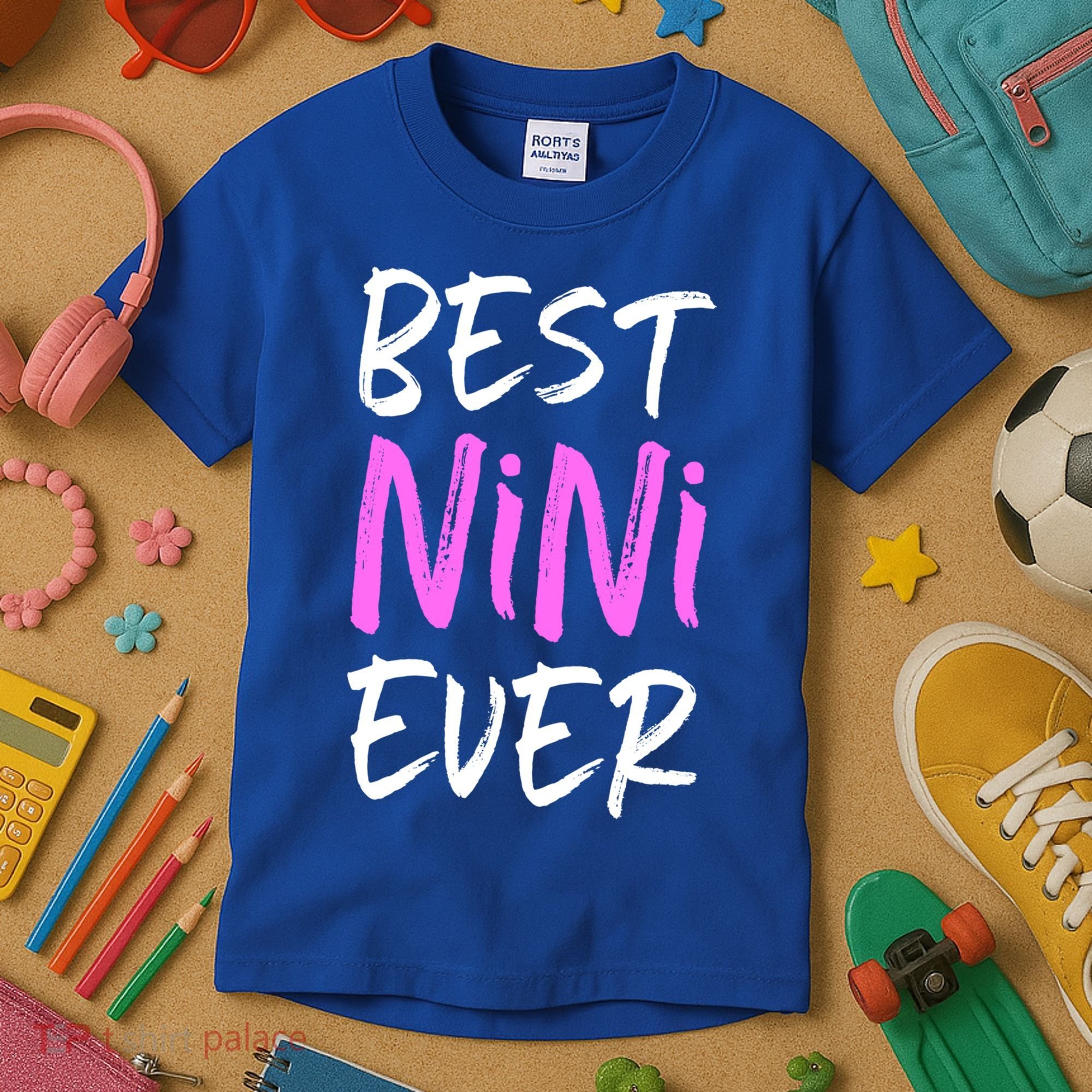 Best Nini Ever Cool Funny Gift Kids T-Shirt