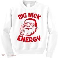 Big Nick Energy Santa Claus Funny Xmas Christmas Kids Sweatshirt thumb 0