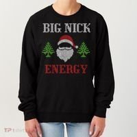 Big Nick Energy - Ugly Sweater - Big Nick Energy Santa Women's Sweatshirt thumb 0