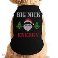 Big Nick Energy - Ugly Sweater - Big Nick Energy Santa Doggie Tank thumb 0