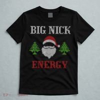 Big Nick Energy - Ugly Sweater - Big Nick Energy Santa T-Shirt thumb 5