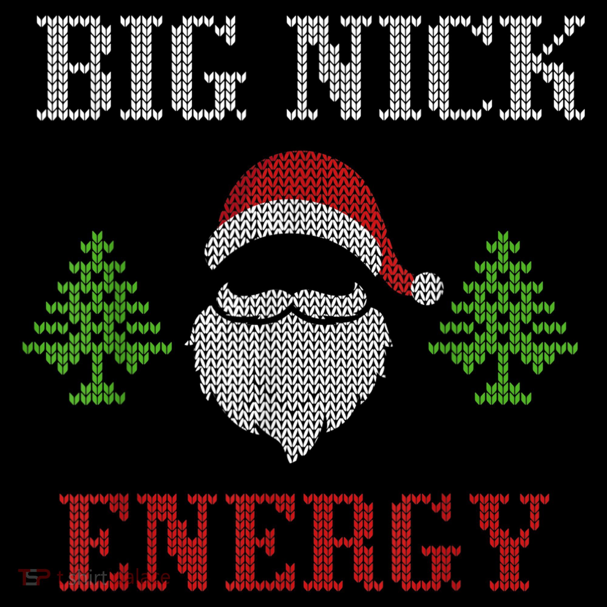 Big Nick Energy - Ugly Sweater - Big Nick Energy Santa Women's Hoodie