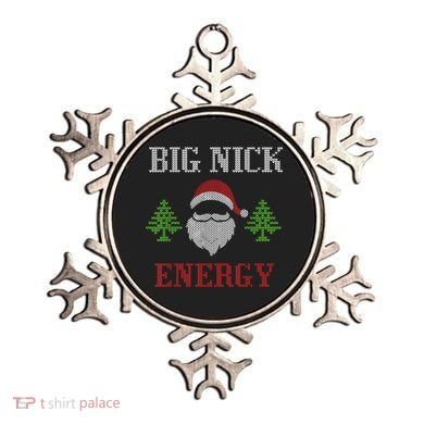 Big Nick Energy - Ugly Sweater - Big Nick Energy Santa Ornament