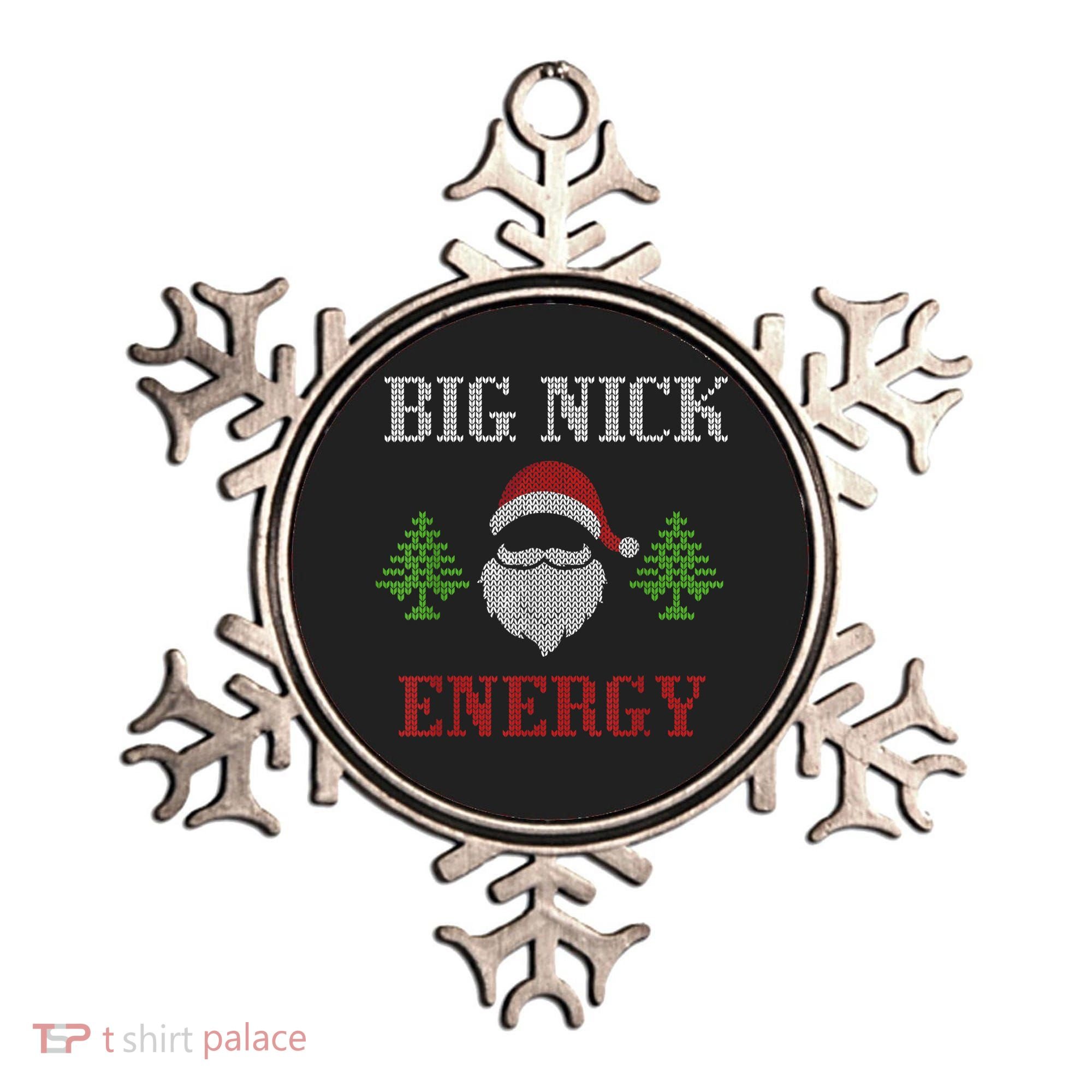 Big Nick Energy - Ugly Sweater - Big Nick Energy Santa Ornament