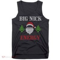 Big Nick Energy - Ugly Sweater - Big Nick Energy Santa Tank Top thumb 0
