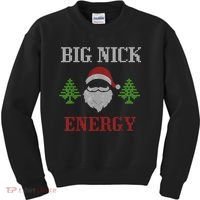 Big Nick Energy - Ugly Sweater - Big Nick Energy Santa Kids Sweatshirt thumb 0