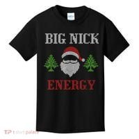Big Nick Energy - Ugly Sweater - Big Nick Energy Santa Kids T-Shirt thumb 0