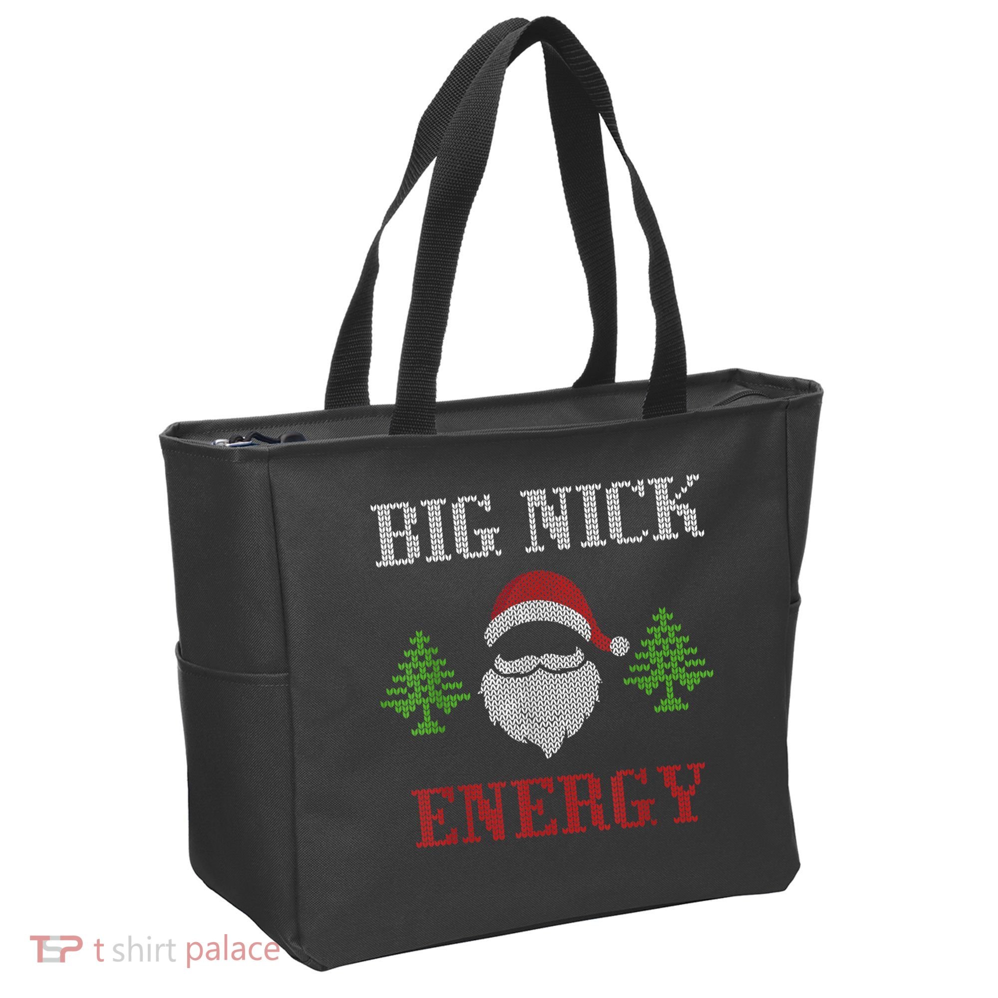 Big Nick Energy - Ugly Sweater - Big Nick Energy Santa Tote Bag