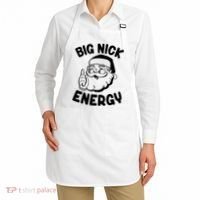 Big Nick Energy Santa Claus Funny Xmas Christmas Apron thumb 2