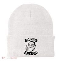 Big Nick Energy Santa Claus Funny Xmas Christmas Beanie thumb 0