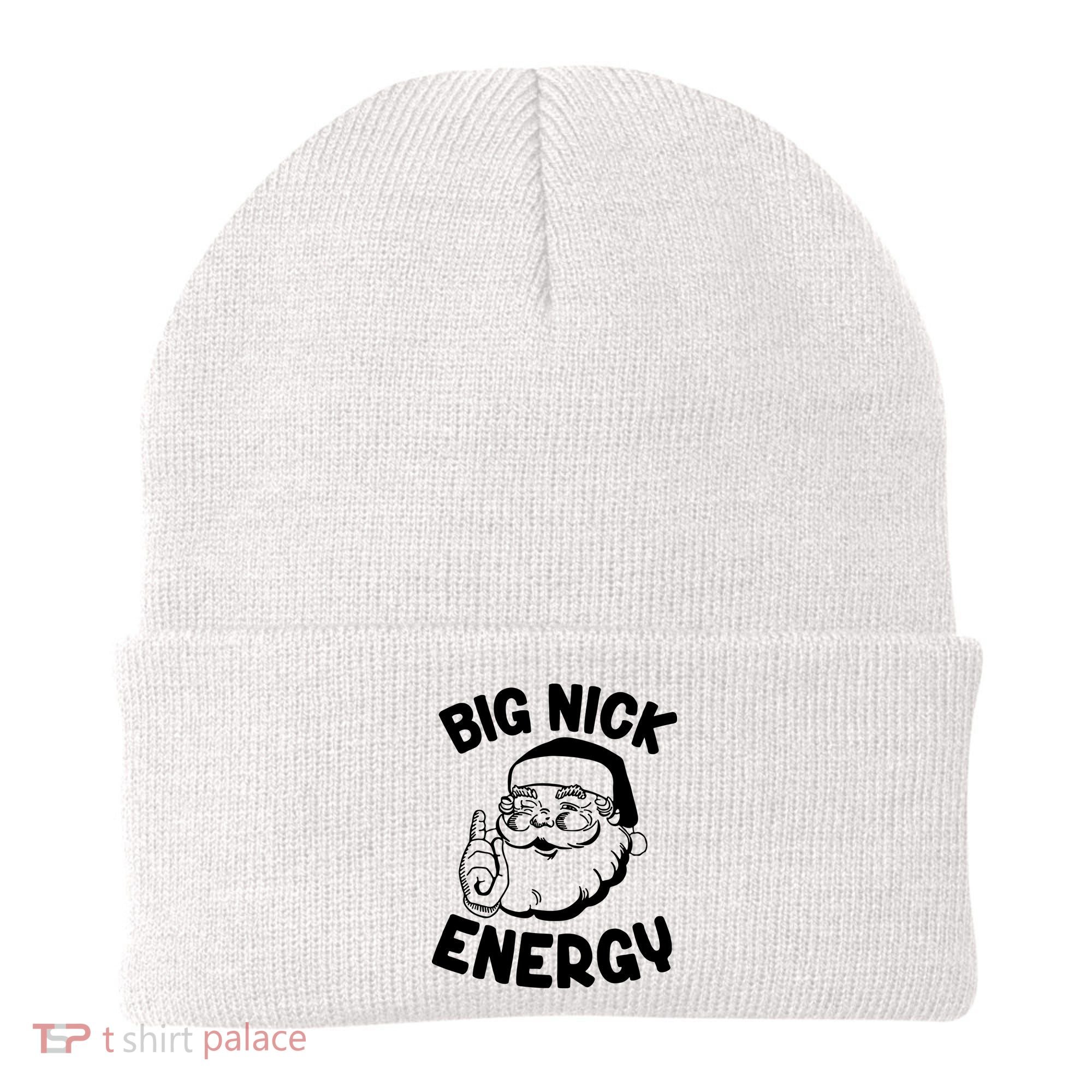 Big Nick Energy Santa Claus Funny Xmas Christmas Beanie