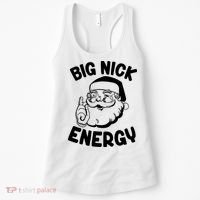 Big Nick Energy Santa Claus Funny Xmas Christmas Women's Tank Top thumb 0